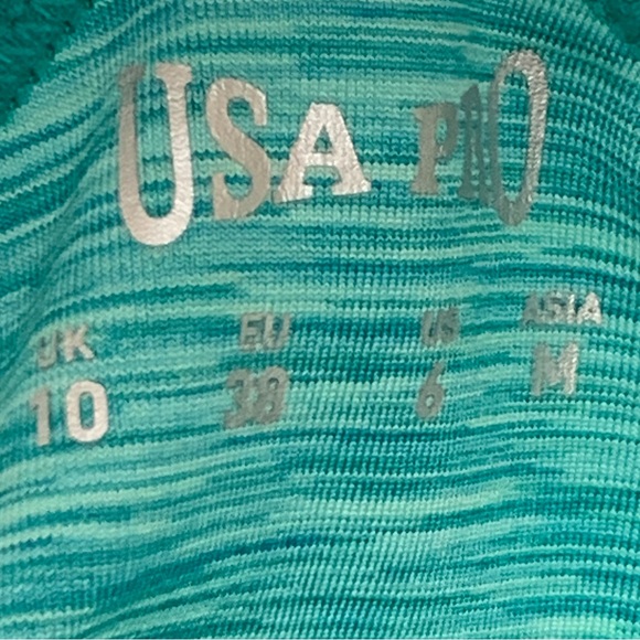 USA Pro sports bra, teal - Picture 3 of 4